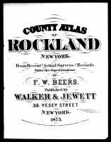 Rockland County 1875 